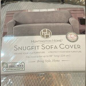 Huntington Home Snugfit Sofa Cover light grey